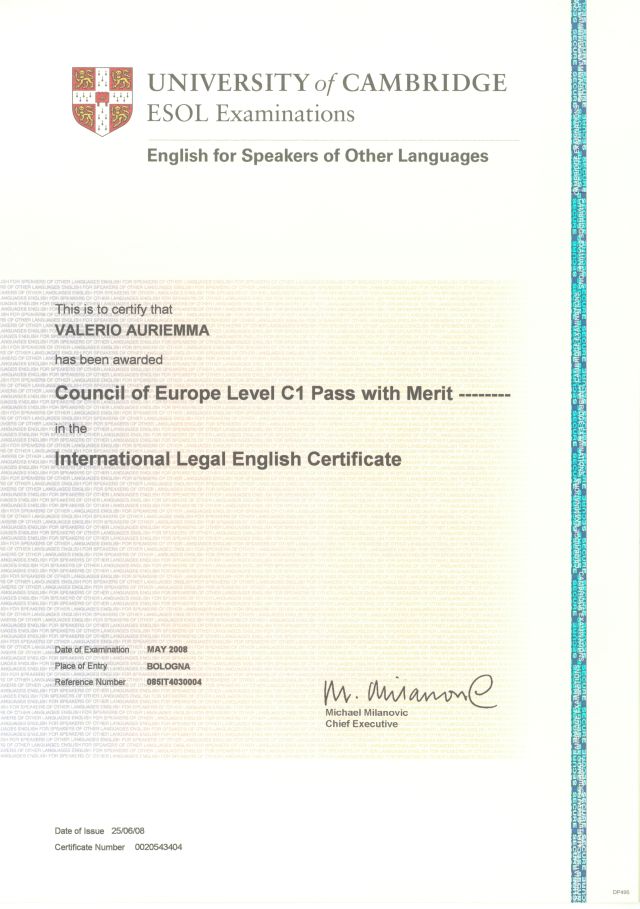 ilec certificate
